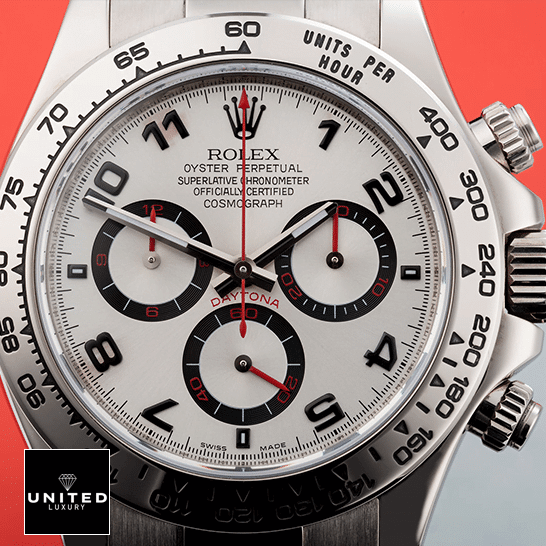 Rolex Cosmograph Daytona 116509 "White Gold" True to Original Copy Rolex Daytona 116509 White Gold Silver Dial Replica