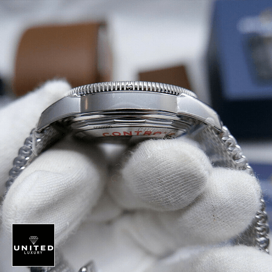 Breitling Superocean Heritage II B20 AB2020121B1A1 "Black Dial" Supreme Clone Quality breitling superocean heritage AB2010121B1A1 replica leftside Breitling Superocean Heritage Steel Case Replica side view