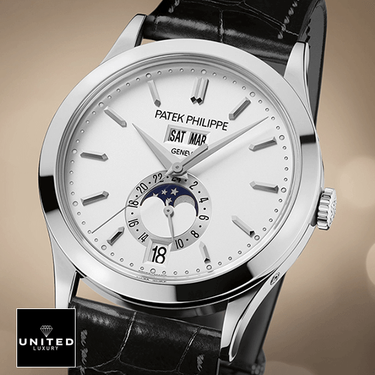 Patek Philippe Complications 5396G-011 "Annual Calendar" Collector’s Copy 1:1 patek_philippe_5396G_011_annual_calendar_5396_white_gold_silver_unitedluxurynet