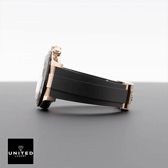 Rolex Daytona Cosmograph Black Rubber Bracelet 116515LN-0012 Replica on the table