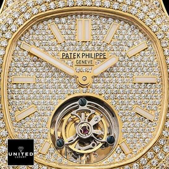 Patek Philippe Nautilus 5711 "Tourbillon" Perfect Duplicate 1:1 2 12 Patek Philippe’s Nautilus Jumbo 5711 Tourbillion Diamond Dial Replica
