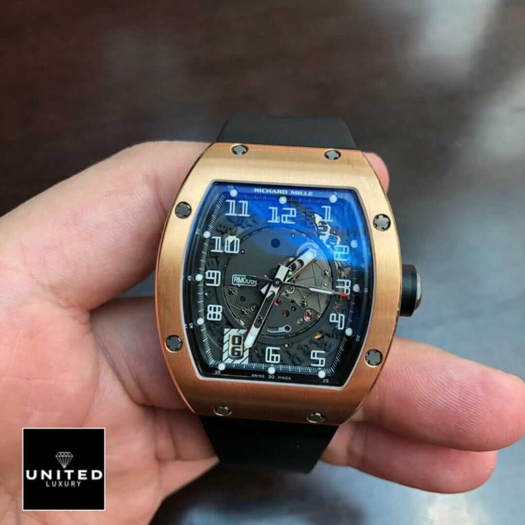 Richard Mille RM 005 "Automatic" Masterpiece Replica Yeni Proje 4 11 Richard Mille RM055 Bubba Watson Replica on the hand