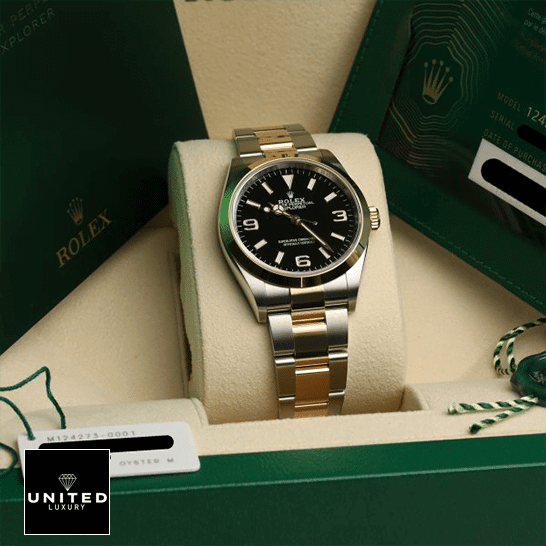 Rolex 2021 Explorer 124273 Oyster Bracelet Replica in the Rolex Box & Guarantee Card
