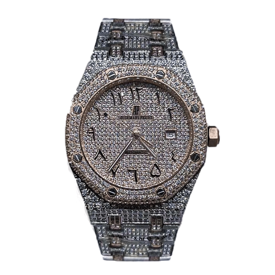 Diamond-AP-Watch-Replica Audemars Piguet Royal Oak Offshore 26470OR.OO.A002CR.01 "Diamond Bezel" Collector’s Clone 1:1 - Image 1
