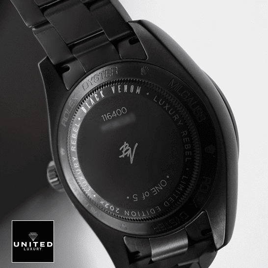 Rolex Milgauss 116400GV "Sapphire Bezel" First-Class Clone Rolex Milgauss Black Venom 116400 Black Case Replica