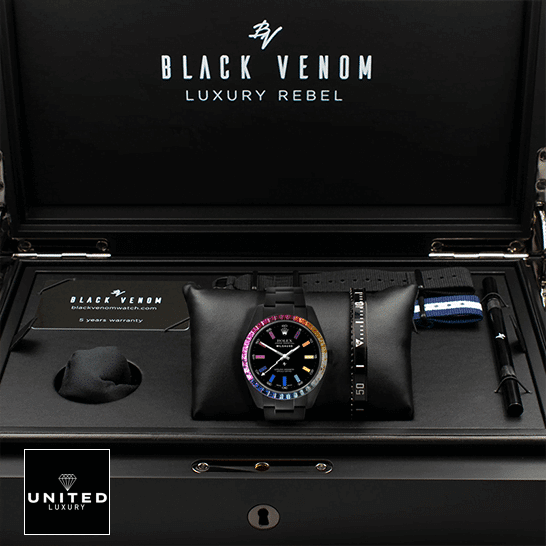 Rolex Milgauss 116400GV "Sapphire Bezel" First-Class Clone Rolex Milgauss 116400 Replica in the Luxury Box