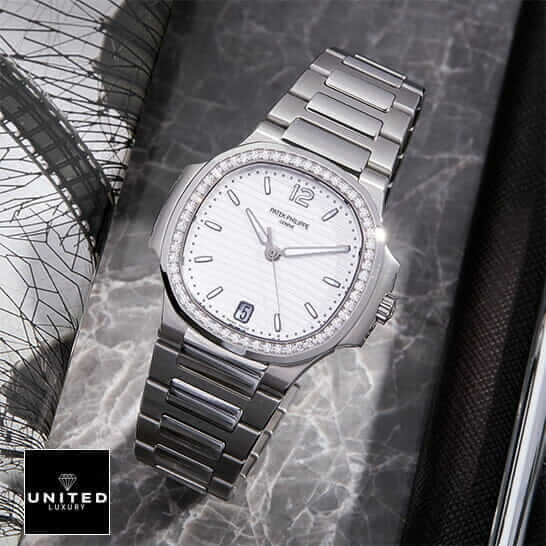 Patek Philippe Nautilus 7118/1200A "Diamond Bezel" Mirror Clone Quality patek 7118 1200a unworn replica4 patek-7118-1200a-unworn-replica4