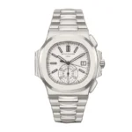 Patek Philippe Nautilus Chronograph 5980/1A-019 "White Dial" Precision Clone