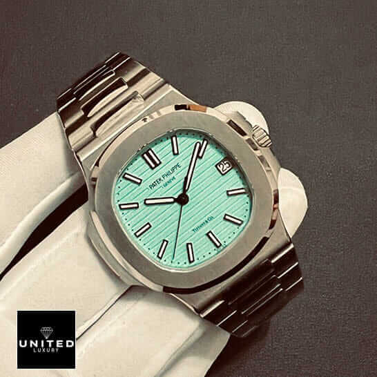 Patek Philippe Nautilus 5711/1A-018 Light Blue Precision Clone patek tiffany replica 5 patek-tiffany-replica-5