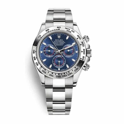 Rolex Daytona Cosmograph 116509 "White Gold Blue Dial" Mirror Clone Quality