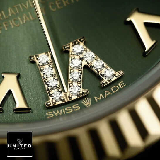 Rolex Datejust 278273 "Mint Green Jubilee" Perfect Duplicate Edition rolex 278273 green jubile 6 Rolex 278273 Green Roman Diamond Dial Replica