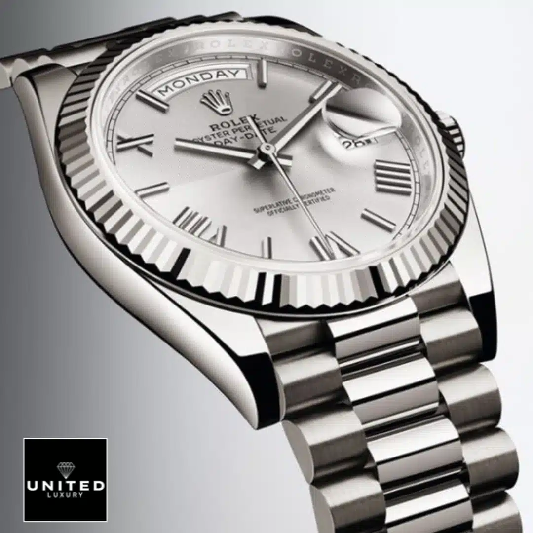 Rolex Day-Date 228239 "White Gold" Next Level Replica Yeni Proje 3 5 Rolex Day-Date 228239 Stainless Steel Case Replica