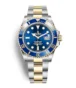 Home Rolex Submariner Date Two Tone Blue Dial 126613 Replica