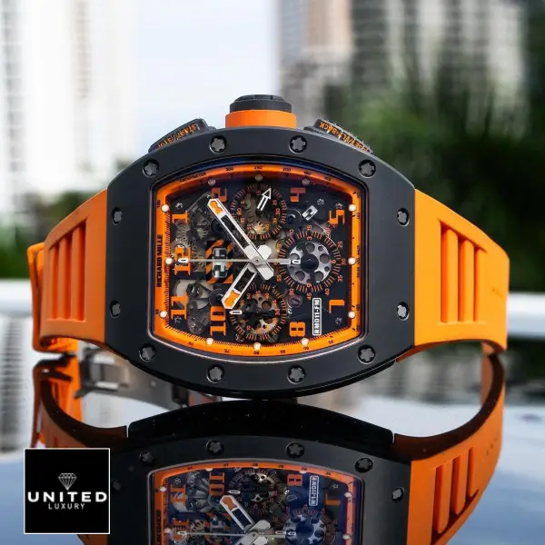 Richard Mille RM 011-03 "Orange Storm" Perfect Super Clone rm011 Richard Mille RM 011-03 "Orange Storm" Perfect Super Clone rm011
