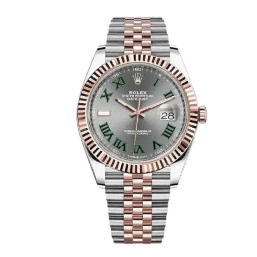 Rolex-Datejust-126301-Two-Tone-Fluted-Replica Rolex Datejust 126331 "Everose Rolesor Fluted" Perfect Duplicate 1:1 - Image 1