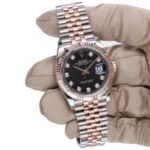 Rolex Datejust 126231 "Everose Motif Fluted" Detailed Replica - Image 2