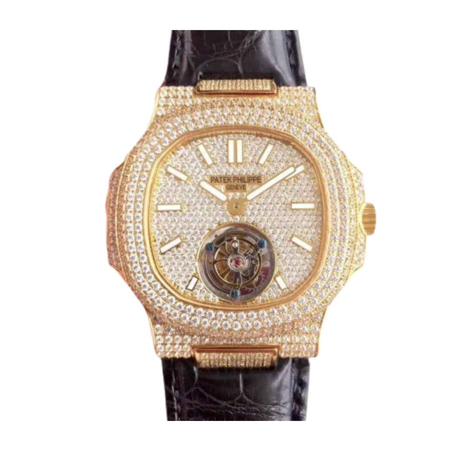 patek-philippe-nautilus-tourbillion-yellow-gold-dial-5711-jumbo-replica-6 Patek Philippe Nautilus 5711 Tourbillon "Jumbo" Yellow Gold Dial Signature Replica 1:1 - Image 1