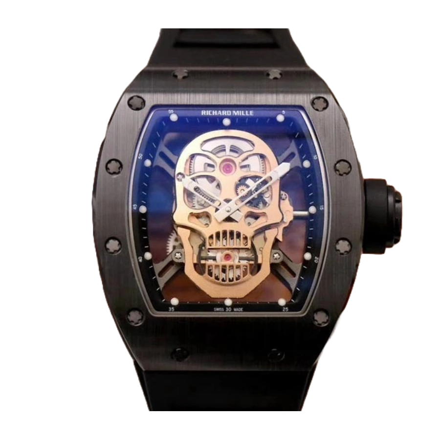 richard-mille-rm52-01-tourbillion-black-dial-replica-7 Richard Mille RM 52-01 Tourbillon "Skull" Premium Copy 1:1 - Image 1