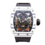 Richard Mille RM 52-01 Tourbillon "Skull" White True Replica 1:1