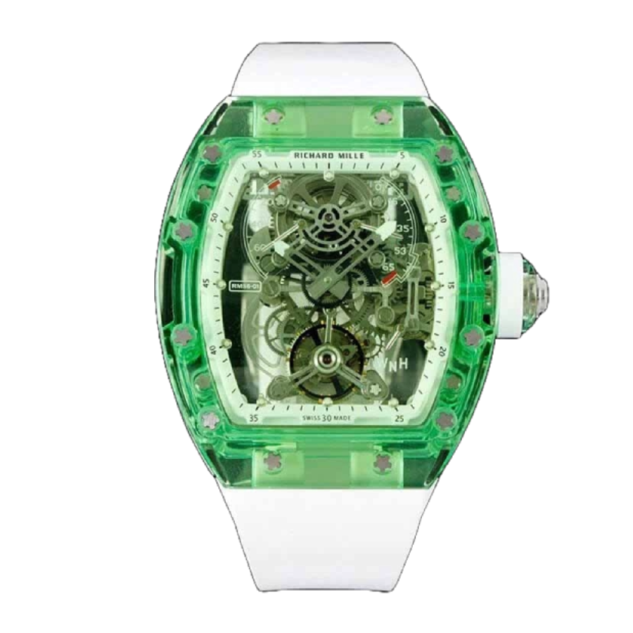 richard-mille-rm56-01-tourbillion-green-transparent-case-replica-9 Richard Mille RM 56-01 Tourbillon Green Transparent Superior Replica - Image 1