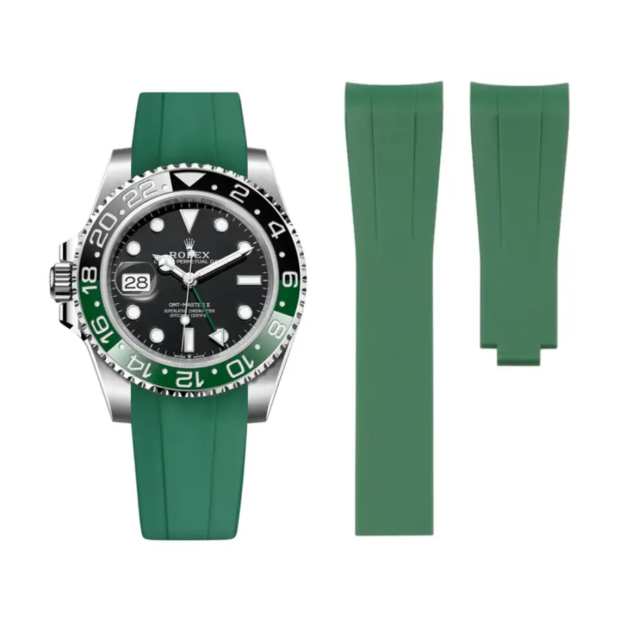 Yeni Proje - 2026-03-27T135151.930 Rolex - GMT-Master - Rubber Strap - Green - Image 1