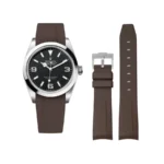 Rolex - Explorer I -  Rubber Strap - Brown