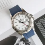 Rolex - Explorer II -  Rubber Strap - Blue - Image 3
