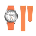 Rolex - Explorer II -  Rubber Strap - Orange