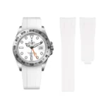 Rolex - Explorer II -  Rubber Strap - White