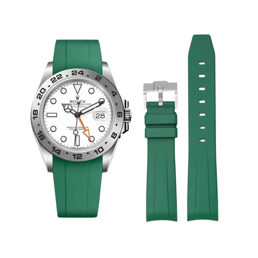 Yeni Proje - 2026-03-27T223226.104 Rolex - Explorer II - Rubber Strap - Green - Image 1