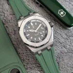 Audemars Piguet - Royal Oak Offshore Diver -  Rubber Strap - Green - Image 2