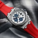 Audemars Piguet - Royal Oak Offshore -  Rubber Strap - Red - Image 2