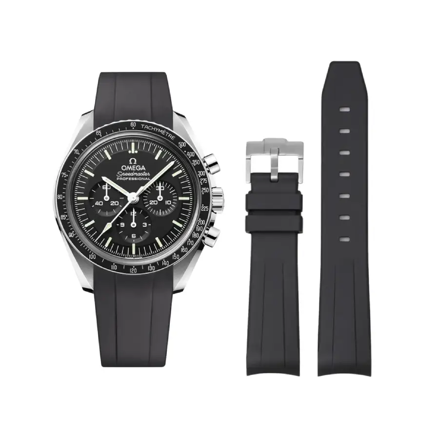 Yeni Proje - 2026-04-04T235706.343 Omega - Speedmaster - Rubber Strap - Black - Image 1
