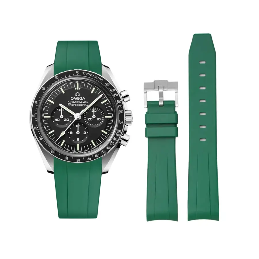 Yeni Proje - 2026-04-04T235803.640 Omega - Speedmaster - Rubber Strap - Green - Image 1