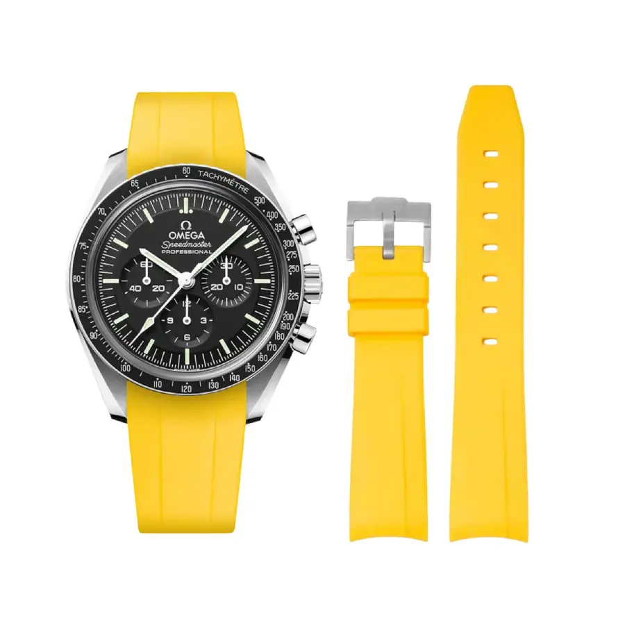Yeni Proje - 2026-04-05T000043.151 Omega - Speedmaster - Rubber Strap - Yellow - Image 1