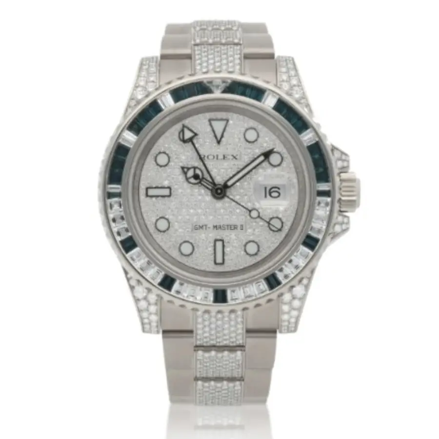 Yeni Proje - 2026-09-26T143339.592 Rolex GMT Master II 116759SA "Diamond Bezel" Super Clone 1:1 - Image 1