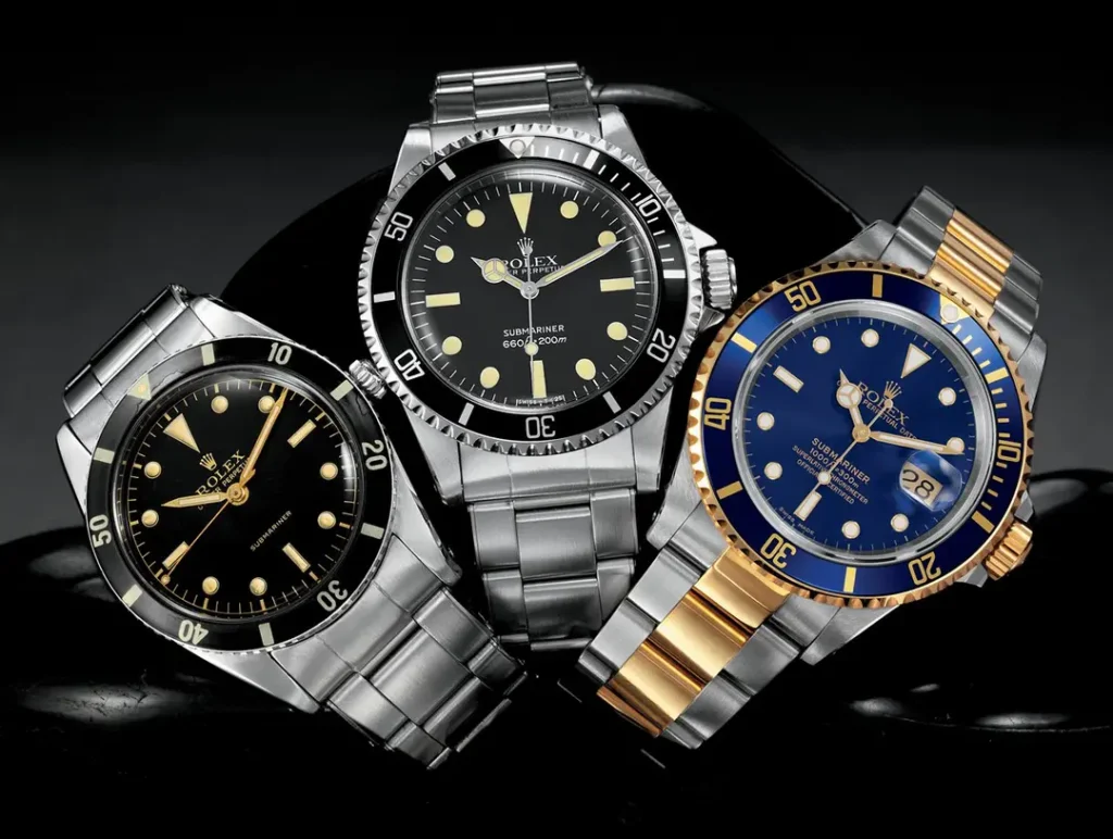 3 rolex submariner replica watches