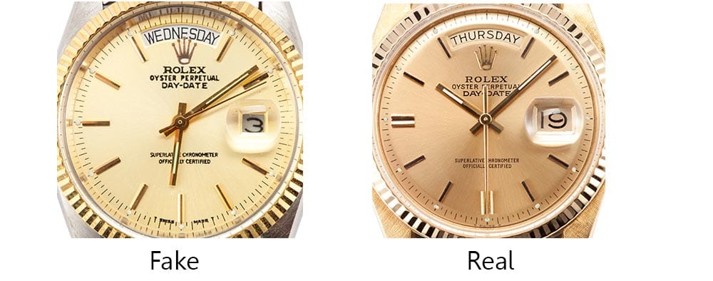 Fake Rolex vs Real: Super Clone Comparison Guide 2025 6 real vs fake rolex dials