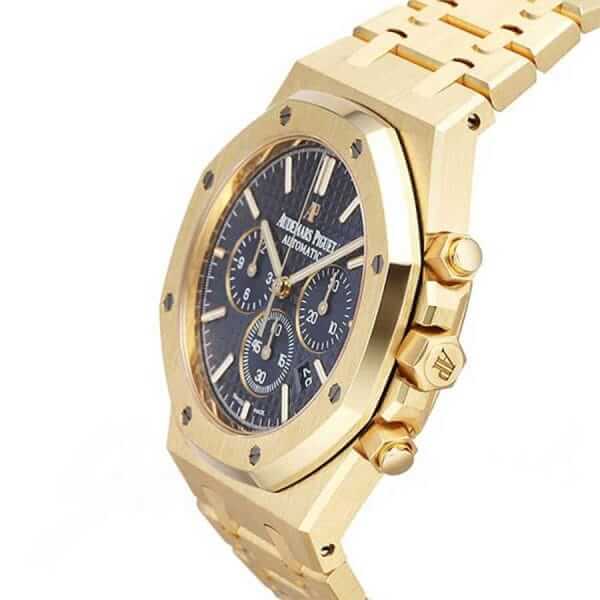 audemars-piguet-gold-royal-oak-blue-left-replica