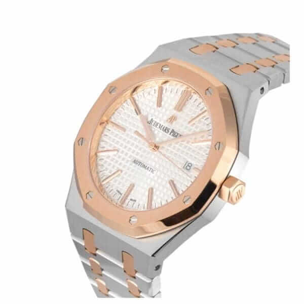 audemars-piguet-royal-oak-self-winding-two-tone-back-left-replica