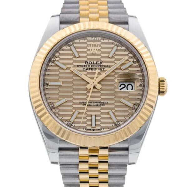 Rolex Datejust 41 126333 Gold Motif Replica