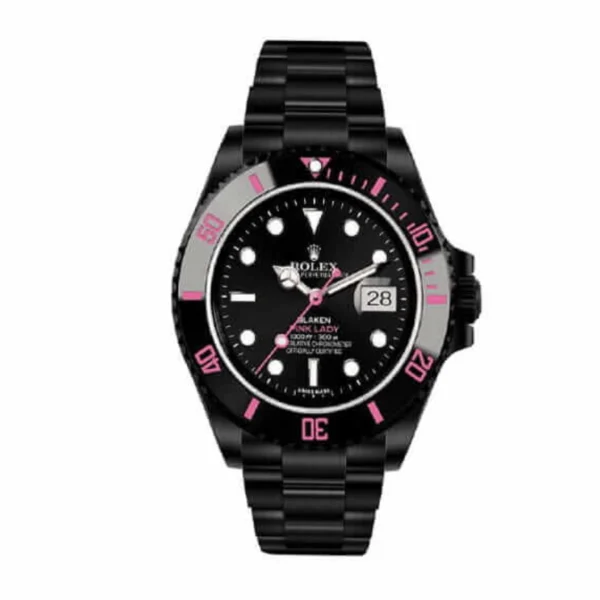 Rolex Submariner 116610N Pink Venom Black Dial Replica
