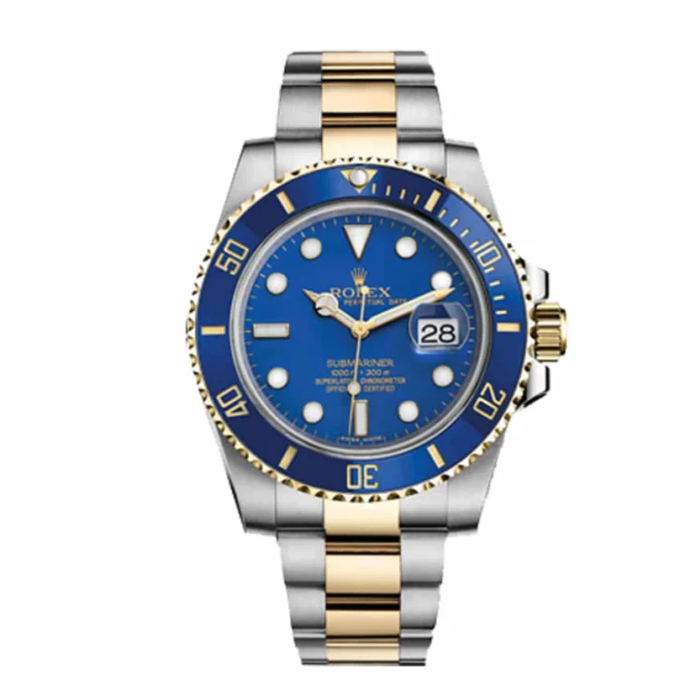 Rolex Submariner Date Two Tone Blue Dial 16613 Replica 1
