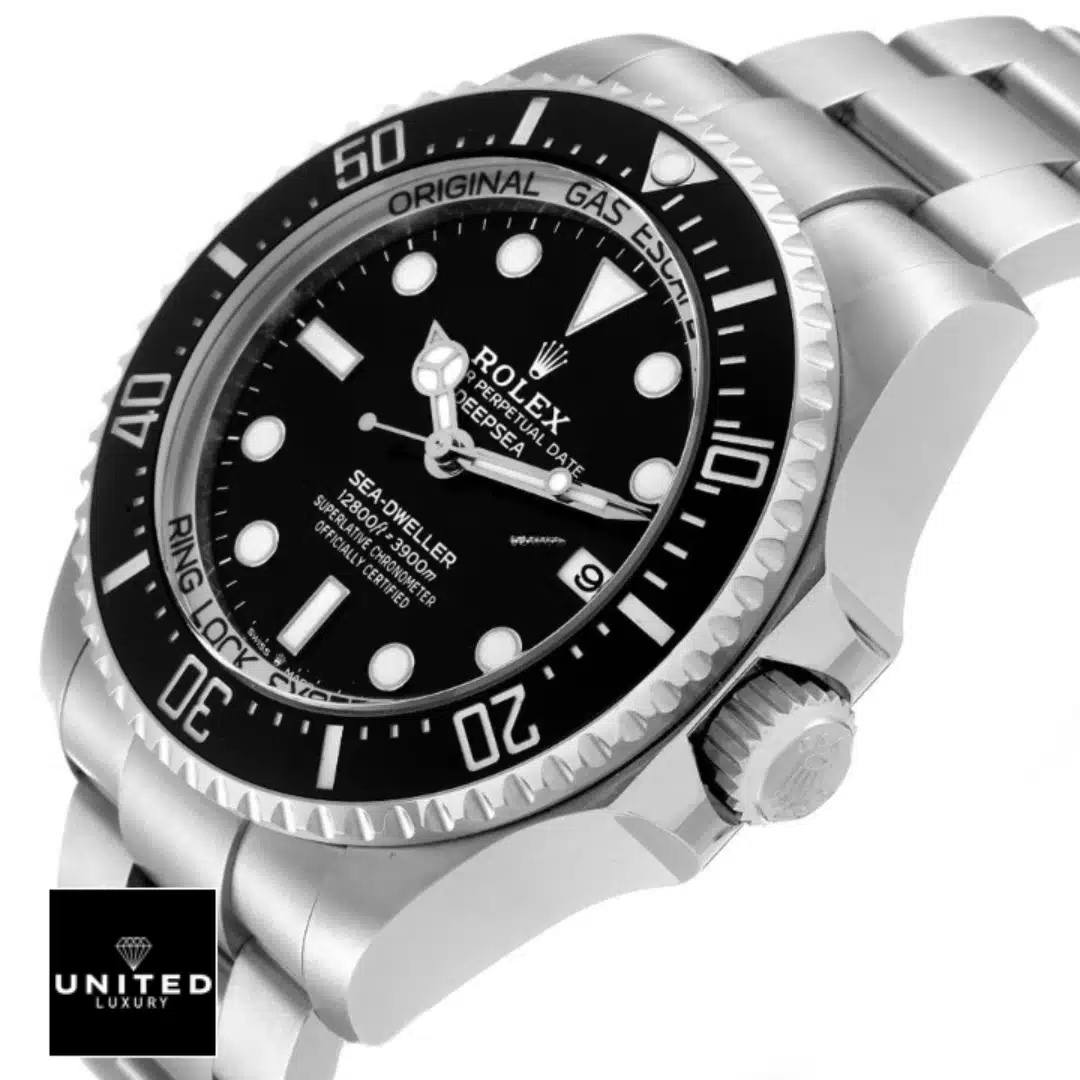 Rolex Deepsea Sea-Dweller 116660-0001 Oyster Replica Stainless Steel Crown Pusher