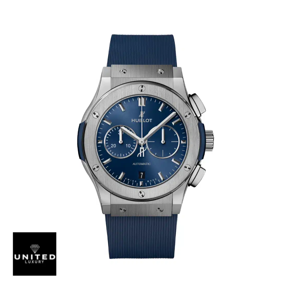 Hublot Classic Fusion Automatic Blue Sunray Dial Titanium 565.NX.7170.LR Replica