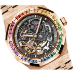 Audemars Piguet Royal Oak 15412OR.YG.1224OR.01-B "Rainbow" Master Replica 1:1 - Image 4