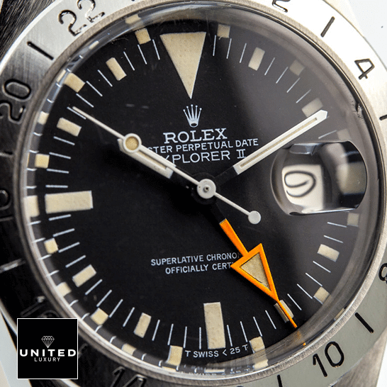 Rolex Explorer II 1655 (Antique) Black Dial WARO025 Replica