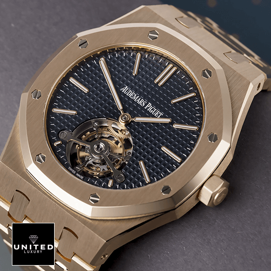 Audemars Piguet Royal Oak Blue Dial Replica gold bracelet