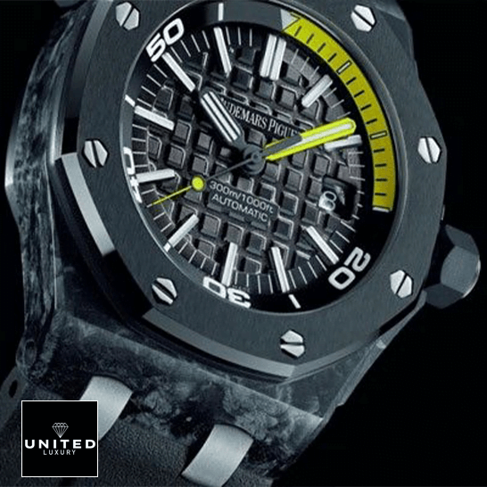 Audemars Piguet Automatıc 15706AU Black Replica black background