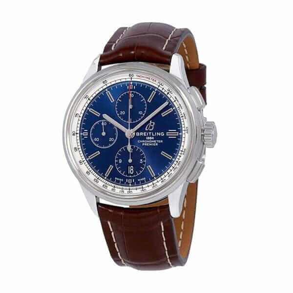 breitling premier automatic chronograph a13315351c1p2 blue dial